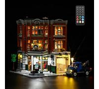 GEAMENT LED Light Kit (Remote Control) Compatible with LEGO Corner Garage - Lighting Set for Creator 10264 (Building Set Not Included)