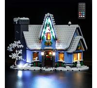 GEAMENT LED Light Kit (Remote Control) Compatible with LEGO Santa's Visit - for Creator 10293 Building Model (Lego Set Not Included)