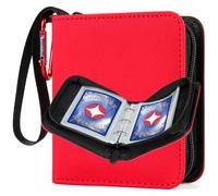 GEAoffice Mini Trading Card Binder 1 Pocket with 80 Pockets, Premium Small Trading Card Collection Album with 40 Double Sided Pockets - Gifts for