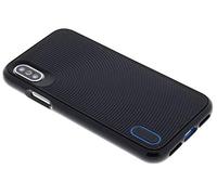 Gear 4 Battersea Improved Shock Proof [D3O Protected] Glass Back Cover Slim Durable Design for iPhone XS/X - Blue