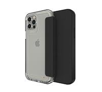 Gear 4 Wembley Flip Fred Compatible with iPhone 12 Pro Max 6.7 Case, Advanced Impact Protection with Integrated D30 Technology, Anti-Yellowing, Phone Cover - Transparent, 702006063, Wembley Fred Clear