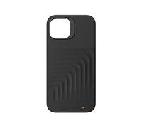 Gear 4 ZAGG Brooklyn Snap D30 Protective Case Compatible with iPhone 14, Slim, Shockproof, Wireless Charging, MagSafe,Vegan Leather, (Black)