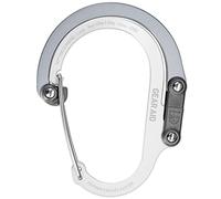 GEAR AID HEROCLIP Carabiner Clip and Hook (Large) for Camping, Backpack, Organization, and Garage, Shade of Gray