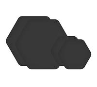GEAR AID Tenacious Tape Repair Patches for Jackets, Tents, Outdoor Gear and Technical Fabrics, 3” Rounds, 2.5” and 1.5” Hex Shapes, Color and Size Options,Black