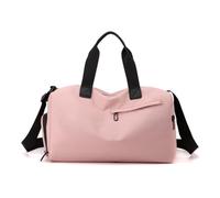 Gear Bag with Shoulder Strap, Polyester Swim and Gym Pouch with Front Zip Pocket and Side Compartment Pool Travel Bag Locker Overnight Gym Polyester Holdall
