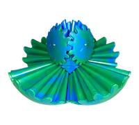 Gear Ball 3D Printed Fidget Toy Spinning Gear Sphere for Stress Relief Anxiety Fun Desk Toy for Adults Kids Stocking Filler Gifts Birthday Christmas ( 7CM )