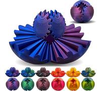 Gear Ball - 3D Printed Gear Ball,Gear Sphere Toy, Gear Sphere Puzzle Cube Fidget Toy, The Steampunk Whirling Wonder Fidget Gear Ball, Hand Exercise Balls to Stress Anxiety Relief
