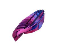 Gear Ball - 3D Printed Steampunk Sphere, Deformable Twisted Gradient Design | Stress Relief Desktop Ornament Toy For Office Home Easter Birthday