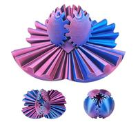 Gear Ball Fidget 3D Printed Gear Ball Fidget Autism Gear Toy Gear Sphere Gear Fidget Ball Toy The Steampunk Whirling Wonder Fidget Fun Desk Toy for Stress and Anxiety Relaxing