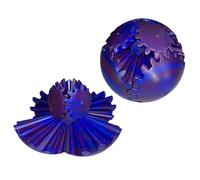 Gear Ball Fidget Toy CHUNLINLAODA-Gear Sphere Toy 3D Printed Gear Ball Gear Ball and Gear Sphere 3D Printed Puzzle Cube Steampunk Fidget Toys Hand Exercise Balls for Stress Relief (Purple)