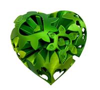 Gear Ball Heart Shaped, Gear Sphere Fidget Toy, Gear Fidget Ball, Home Fidget Toy For Stress, Relaxing (C)