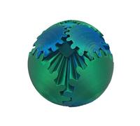 Gear Ball, Printed Gear Ball, Gear Sphere Spin Ball Cube Fidget Ball, Gear Sphere The Steampunk Whirling Wonder Fidget Gear Ball, Gear Stress Ball and Relaxation Toy