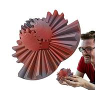 Gear Ball Toy, Gear Ball 3D, Spin - Sphere Spin, Activity 3D Printed Stress Relief Fidget Toy for Work or Travel