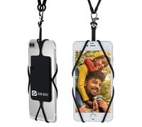 Gear Beast Universal Cell Phone Lanyard Compatible with iPhone, Galaxy & Most Smartphones Includes Phone Case Holder with Card Pocket, Silicone Neck Strap