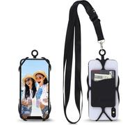 Gear Beast Universal Crossbody Pocket Cell Phone Lanyard Compatible with iPhone, Galaxy & Most Smartphones, Includes Phone Case Holder,Neck Strap