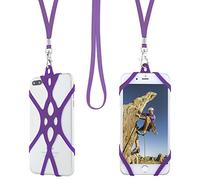 Gear Beast Universal Web Cell Phone Lanyard Compatible with iPhone, Galaxy & Most Smartphones Includes Phone Case Holder, Shoelace Neck Strap (3 Pack)