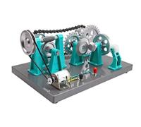 Gear & Chain Mechanical Transmission Model Power Drive Demonstrator Physics Engineering STEM Experiment Teaching Kit Motion For School Classroom Lab