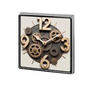 Gear Clock Brooch Pins Aluminum Alloy Lapel Pins for Men Women Badge Button Decorative Jewelry Charms for Hats Bags Backpacks Suits Shirts Scarves Clothing Accessories Gift