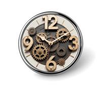 Gear Clock Lapel Pin Cute Metal Brooch Pin Fashionable Round Badge for Shirts, Hats, Jackets Unique Fashion Accessories Gift for Men & Women