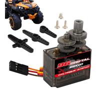 Gear Digital Servo - 1.4kg Torque Servo Motor | 9g ABS/Iron, 180° Control Angle High Precision RC Servoo For Airplane Robot Car Boat | Digital Servoo, Fixed Wing Aircraft Model Parts