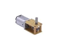 Gear electronic starter 1218-N20 Reduction electronic starter, 6V12V Worm Gear DC Geared electronic starter, Smart Car Low Speed N20 electronic starter Electric Accessories(Single Axis,6V30RPM)