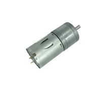 Gear electronic starter 12V DC Gearbox Reducer Low Speed Reduction electronic starter for Smart Car Tool DIY JGA25-370(6v77rpm,Package J)