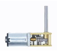 Gear electronic starter 3V6V12V 1218-N20 DC Geared electronic starter, 20MM Round Shaft electronic starter N20 Worm Gear Low Speed Reducer electronic starter Electric Accessories(6v60rpm)
