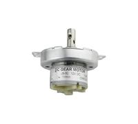 Gear electronic starter JS-50 12V DC 1RPM Horizontal Hole Shaft Large Torque Rotating Display Stand Dedicated MQXFCZUX