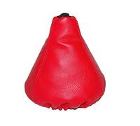 Gear Gaiter Compatible with Fiat 500 Abarth Leather Various Stitching Colour Available (Red Leather)