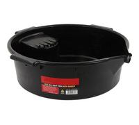 Gear Gem 6.5L Oil Pan with Nozzle and Carrying Handle - Acid and Lye Resistant Oil Drainer for Easy Fluid Changes - Durable Drain Pan for Professional and Home Use