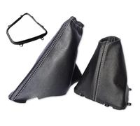 Gear Handbrake Gaiter Compatible with Land Rover Freelander LR2 Leather Various Stitching Colour Available (Grey Stitch)