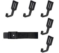 Gear Hanger Strap For Tree Stand With 5 Hooks, 78.7 In Belt, Self-Locking Buckle, No-Nail, Tree Stand Hunting And Camping Accessory