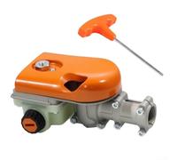 Gear Head Pole Saw Gearbox fit for HT73 HT75 HT100 HT130 HT250 KM90 KM110, 3/8 Pitch 6 Tooth Replacement Part