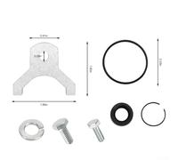 Gear Housing Transmission Speedometer Leak Repair Seal Kit for 700R4 & 4L60 Automatic Transmissions - Includes Outer O-Ring, Shaft Seal, Retai