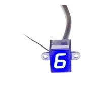 Gear Indicator Digital Gear Meter 12V Universal Motorcycle Digital LED Gear Indicator Shift Lever Sensor Display Speed