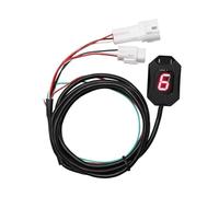 Gear Indicator For Xjr 1300 For Fjr 1300 For Fz1 For MT03 For R6 Gear Indicator Motorcycle Mount 1-6 Level Speed Gear Display(Whole set-Red)