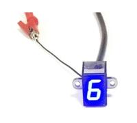 Gear Indicator Motorcycle Display Instrument 12V Universal LED Digital Gear Indicator Display(Color-6)