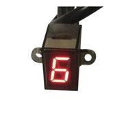 Gear Indicator Motorcycle Display Instrument 12V Universal LED Digital Gear Indicator Display(Color-30)