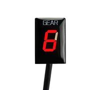 Gear Indicators For Aprilia, for RS125 RSV Mille Tuono RSV4 ETV 1000 Caponord Shiver 750 1-6 Speed Motorcycle Gear Display Indicator Direct Mount(Red)