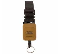Gear Keeper Combo MOLLE Mount - Rotating Webbing Clip/Velcro Strap RT4-5174-C 9oz Retractable Force Lanyard - Flashlight Holder/Phone Pouch - Law Enforcement - Hunting - Military Gear -USA Made Coyote