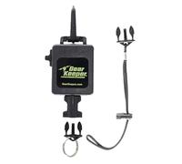 Gear Keeper Hammerhead Industries Deluxe Locking Scuba Console Retractor RT3-5913 - Features Heavy-Duty Snap Clip Mount with Q/C-II Split Ring and Lanyard Accessory - Made in USA
