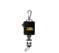 Gear Keeper Locking Large Scuba Dive Light & Camera Retractor - Scuba Gear With Heavy-Duty Snap Clip Mount & QC-II Split Ring Accessory - Scuba Diving Accessories - Made in USA (Stainless Steel)