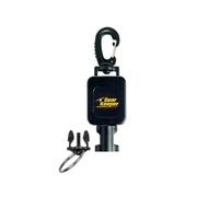 Gear Keeper Locking Medium Scuba Dive Light Retractor - Scuba Gear With Medium Mount, Swiveling Snap Clip & QC-II Split Ring Accessory - Scuba Diving Accessories - Made in USA