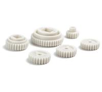 Gear Kit Compatible with Irobot Series 500/600/700 - Gray or Black Box, 6-Piece Repair Set for Enhanced Durability Over Original CHM, Vacuum Replacement Parts