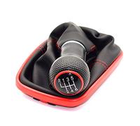 Gear Knob 5 / 6 Speed Manual Car Styling Gear Shift Knob Lever Leather Gaiter Boot Collar Fit Use For Volkswagen Fit Use For VW Golf MK4 IV GTI R32 Fit Use For Jetta Fit Use For Bora Gear Stick Knobs(