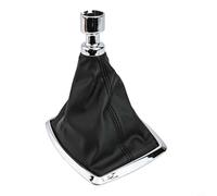 Gear Knob and Shift Gaiter Bundle for Ford For Kuga 2008-2012 5/6 Speed Manual Transmission with Polished Chrome Frame for Lasting Use (6speed)