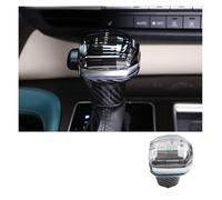 Gear Knob Cover Replacement for Toyota for Granvia for Sienna 2021-2024 Car Crystal Gear Shift Knob Shifter Lever Stick Head with Ambient Light Cover Gear Shift Knob(A Style)(D Style)