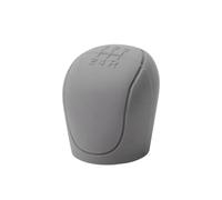 Gear Knob Cover Universal Silicone Gear Set Automotive Manual Gear Set Oval Automatic Gear Set Non-Slip Handbrake Set(Gear Gray)