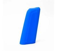 Gear Knob Cover Universal Silicone Gear Set Automotive Manual Gear Set Oval Automatic Gear Set Non-Slip Handbrake Set(Brake Blue)