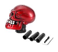 Gear knob red= KIMISS Universal Car Modified Gear Shift Knob Stick Lever Shifter Skeleton Skull Head (Red)